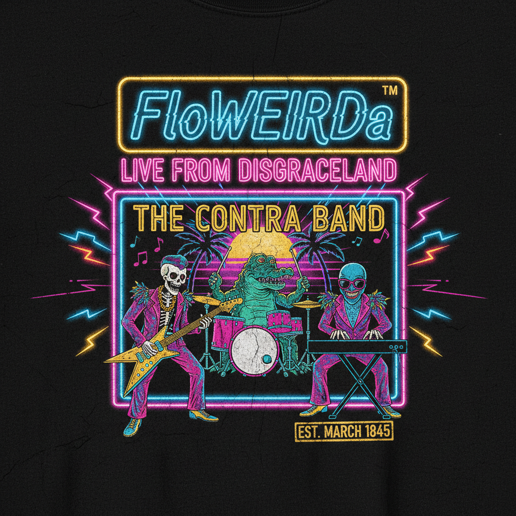 The Contra Band Live From Disgraceland - FloWEIRDa™ EST. March 1845